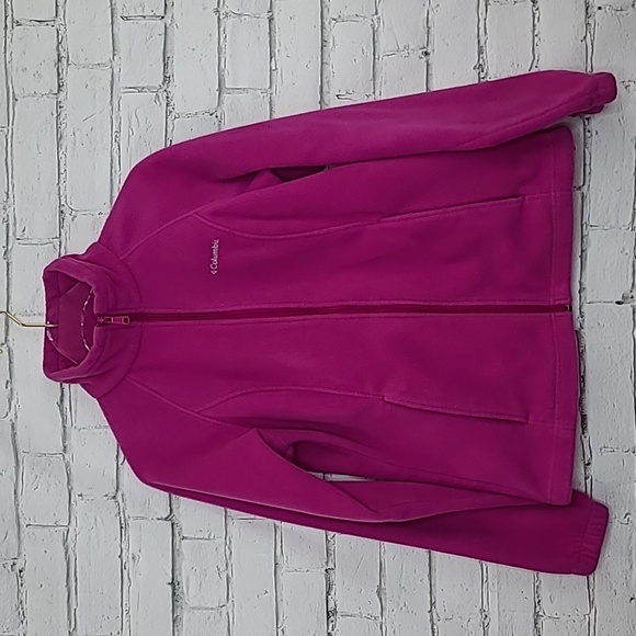 Columbia June Lake Fleece Long Sleeve Outdoor/Activewear Jacket in Fuchsia - Picture 6 of 17